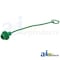 A & I Products Dust Plug, 1/2", Green (10 pkg) 8" x4" x4" A-P211010 - alternate 2